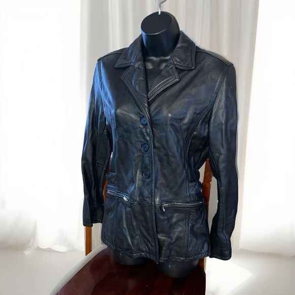 Maxima Jackets & Blazers - MS.‎ Maxima Women's Motorcycle Jacket Size Small Black leather